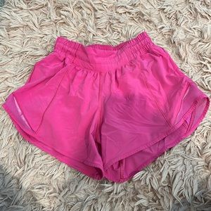 lulu lemon pink shorts